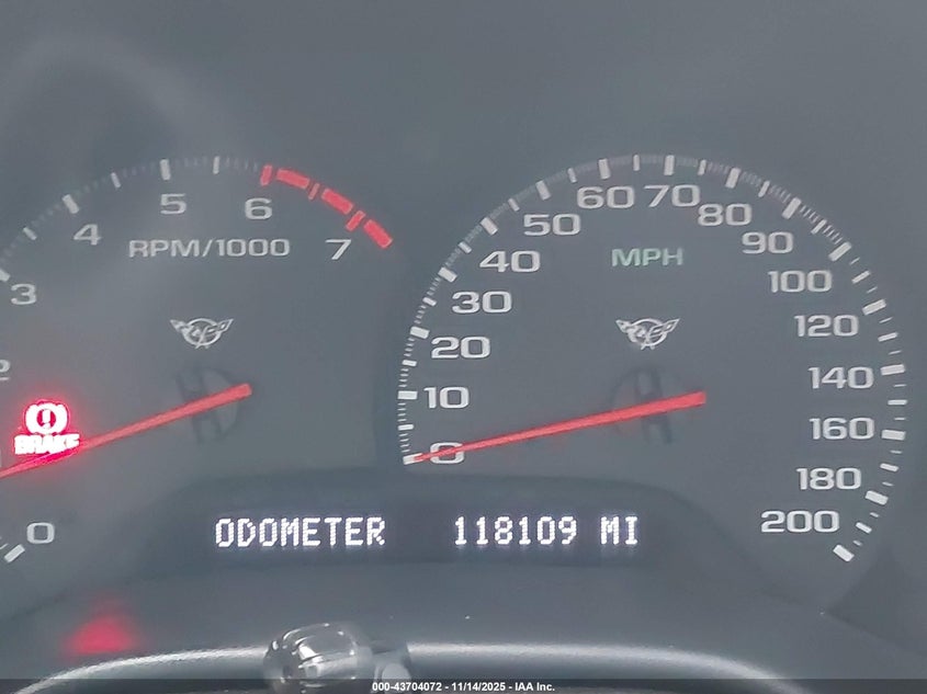 2000 Chevrolet Corvette VIN: 1G1YY22GXY5113186 Lot: 43704072