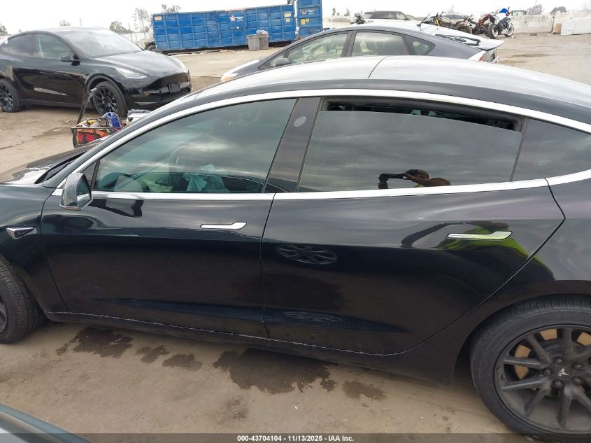 2019 Tesla Model 3 Long Range/Mid Range/Standard Range/Standard Range Plus VIN: 5YJ3E1EA7KF305781 Lot: 43704104