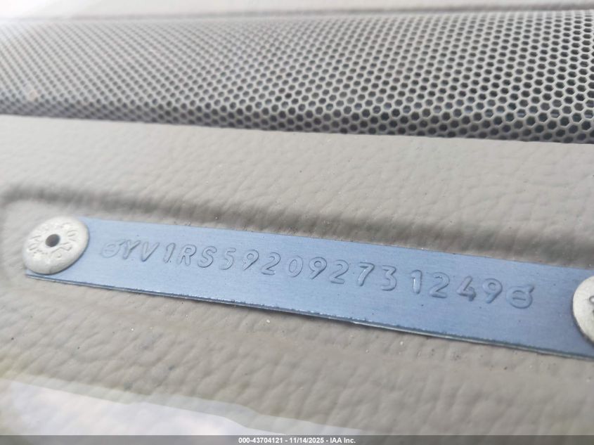 2009 Volvo S60 2.5T/2.5T Special Edition VIN: YV1RS592092731249 Lot: 43704121