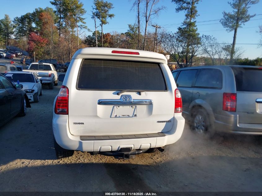 2006 Toyota 4Runner Sr5 V8 VIN: JTEBT14R760057931 Lot: 43704138