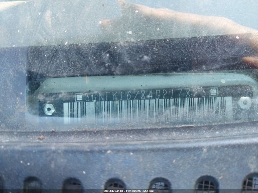 2004 Chevrolet Suburban 1500 Lt VIN: 3GNFK16Z84G217823 Lot: 43704148