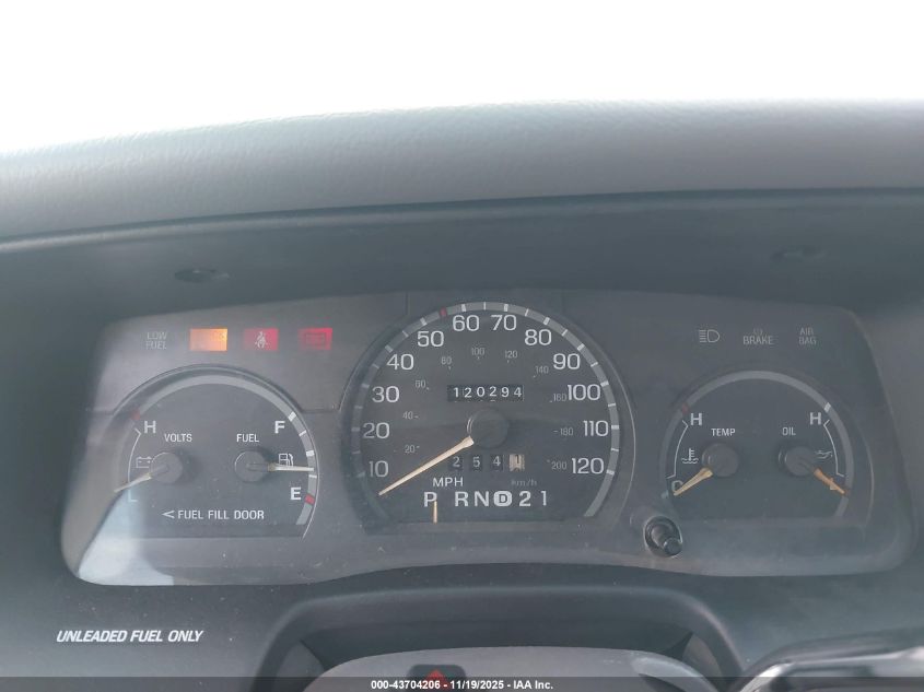 1995 Ford Crown Victoria VIN: 2FALP73W3SX127272 Lot: 43704206