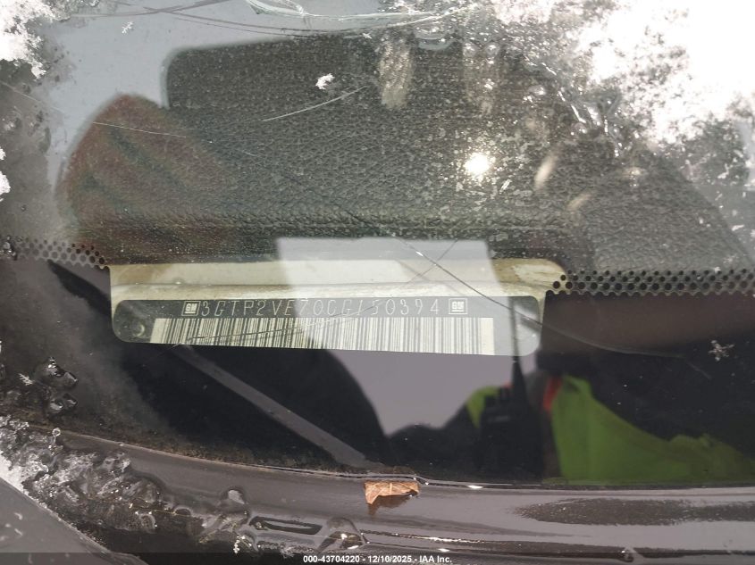 2012 GMC Sierra 1500 Sle VIN: 3GTP2VE70CG150394 Lot: 43704220