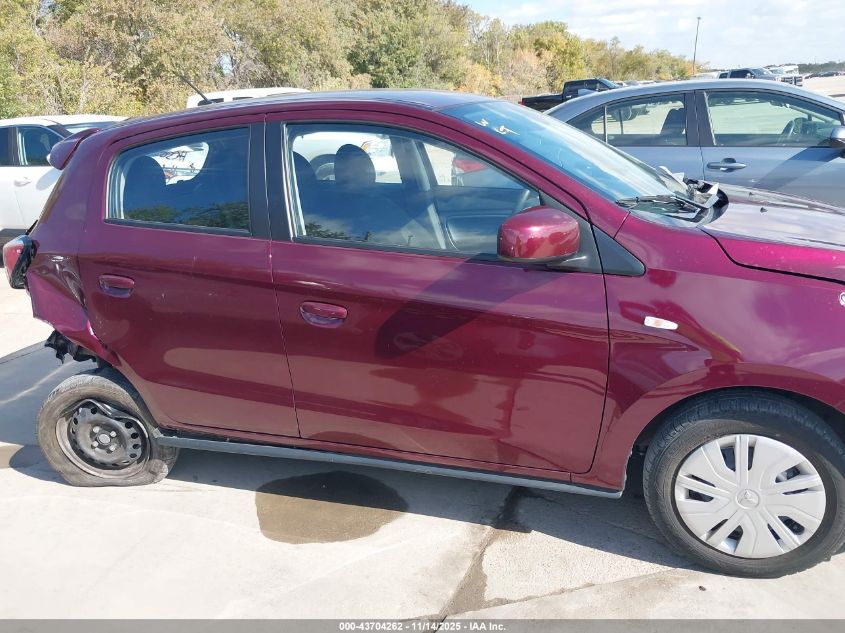 2024 Mitsubishi Mirage Es/Le VIN: ML32AUHJ4RH017590 Lot: 43704262