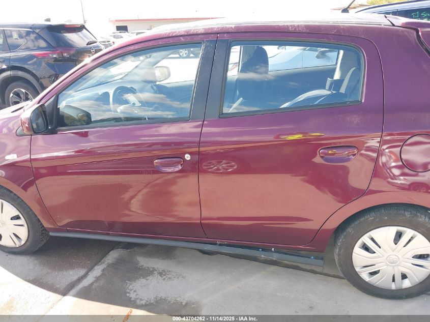 2024 Mitsubishi Mirage Es/Le VIN: ML32AUHJ4RH017590 Lot: 43704262