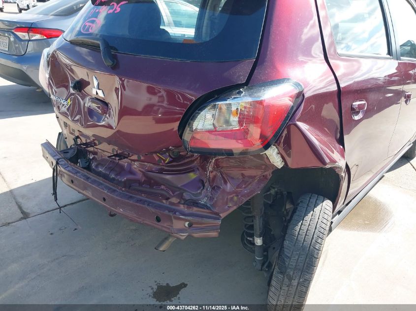 2024 Mitsubishi Mirage Es/Le VIN: ML32AUHJ4RH017590 Lot: 43704262