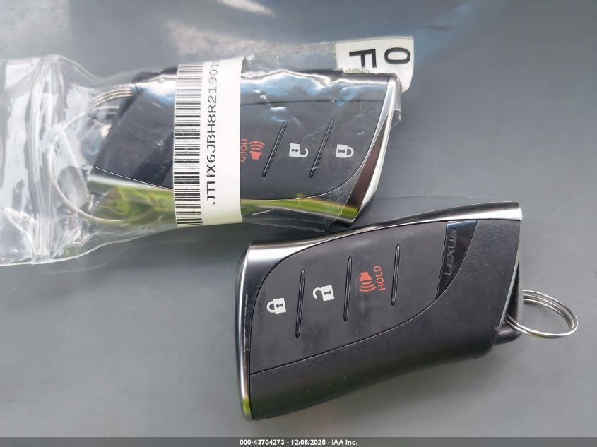 2024 Lexus Ux 250H VIN: JTHX6JBH8R2190197 Lot: 43704273