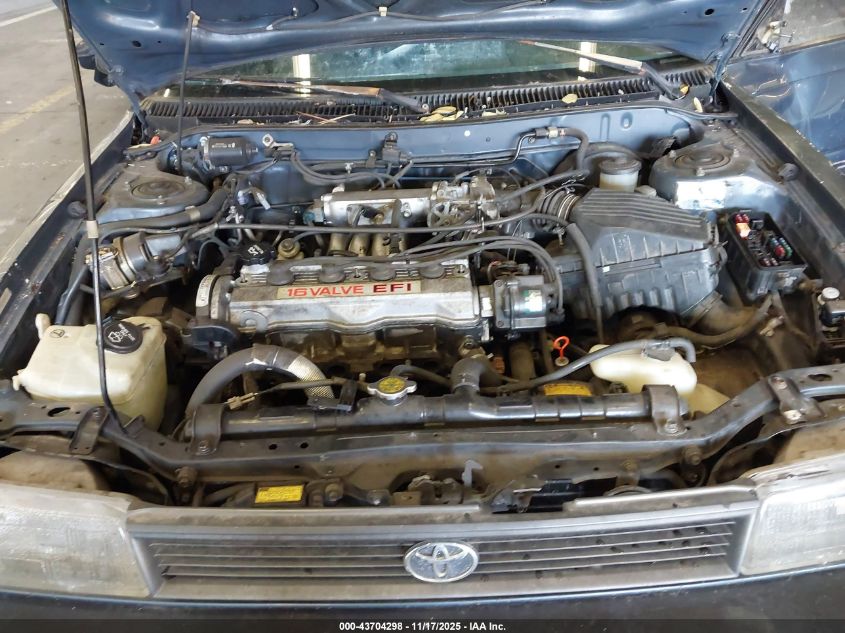 1992 Toyota Corolla Dlx VIN: JT2AE94KXN3493013 Lot: 43704298