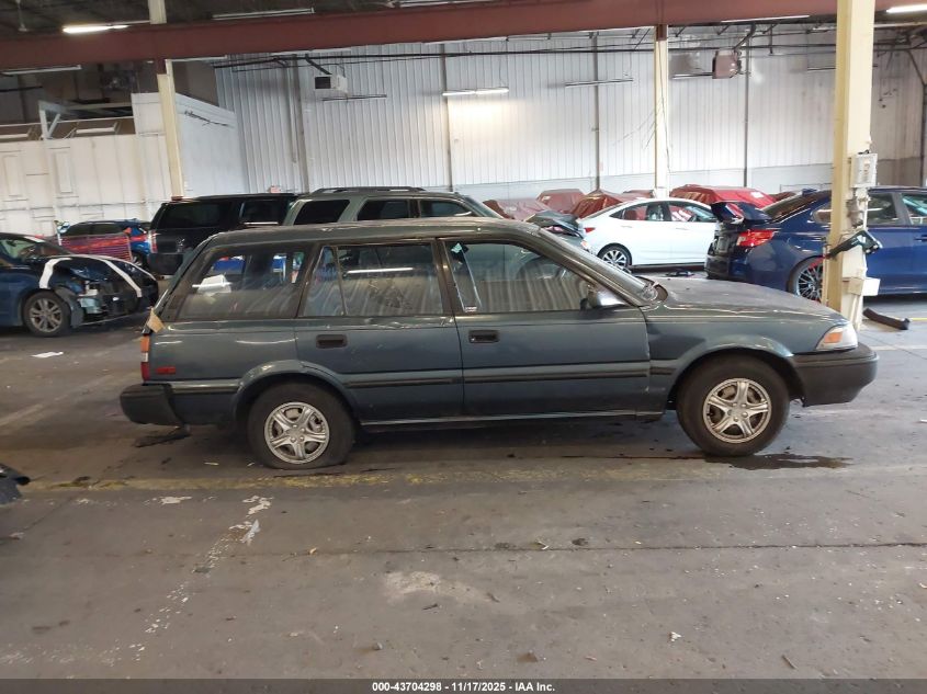 1992 Toyota Corolla Dlx VIN: JT2AE94KXN3493013 Lot: 43704298