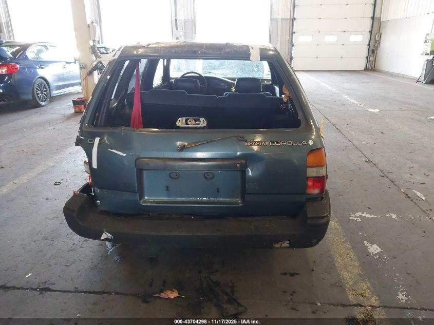 1992 Toyota Corolla Dlx VIN: JT2AE94KXN3493013 Lot: 43704298