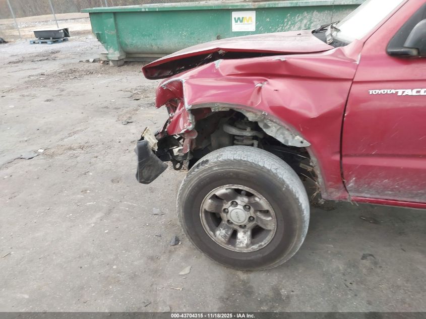 1999 Toyota Tacoma Prerunner VIN: 4TASM92N7XZ518327 Lot: 43704315