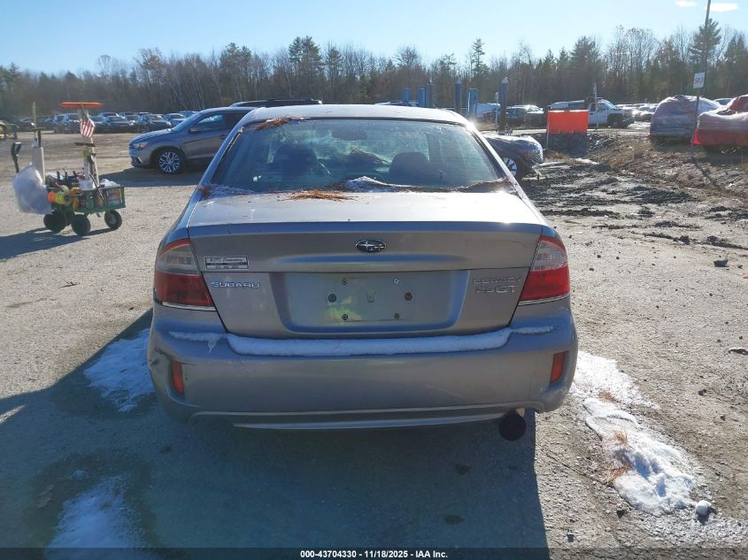 2008 Subaru Legacy 2.5Gt Limited VIN: 4S3BL676984222909 Lot: 43704330