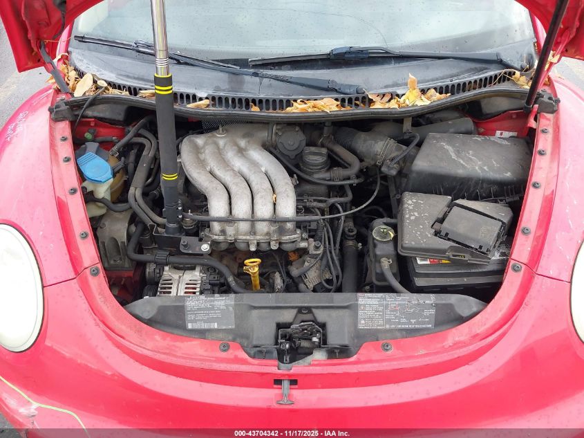 2001 Volkswagen New Beetle Gls VIN: 3VWCS21C71M408423 Lot: 43704342