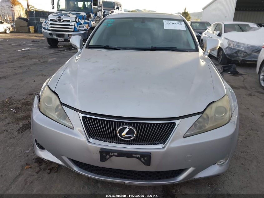 2007 Lexus Is 250 VIN: JTHBK262475035028 Lot: 43704360