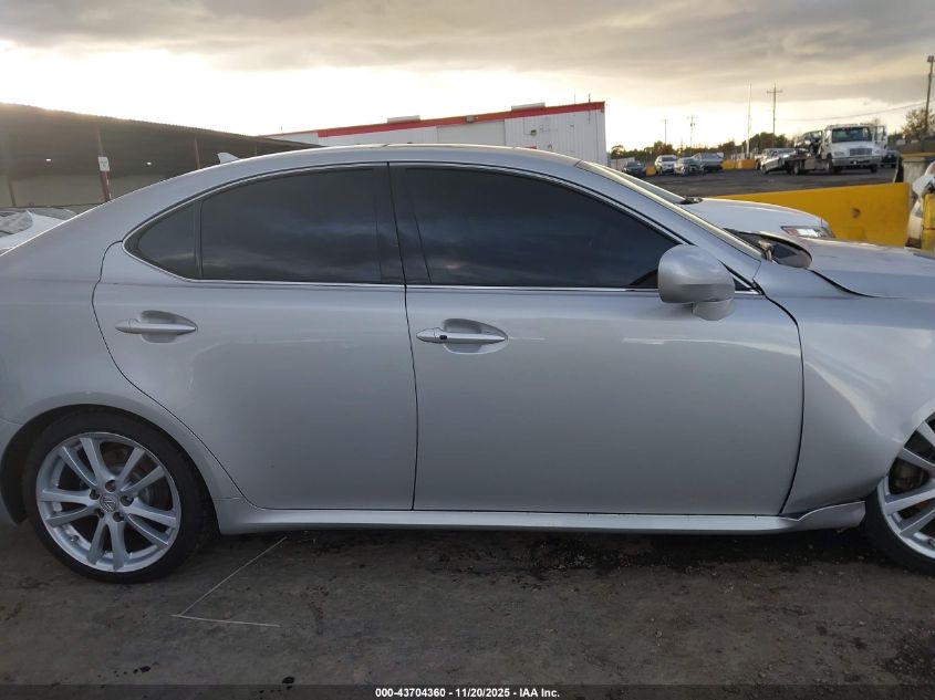 2007 Lexus Is 250 VIN: JTHBK262475035028 Lot: 43704360