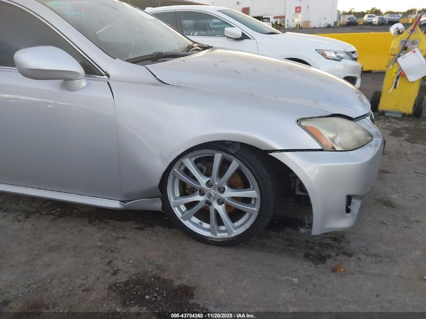 2007 Lexus Is 250 VIN: JTHBK262475035028 Lot: 43704360