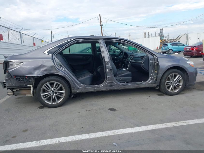 2016 Toyota Camry Se VIN: 4T1BF1FK0GU522020 Lot: 43704361