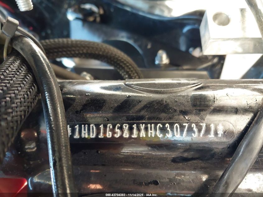 2017 Harley-Davidson Fxdls VIN: 1HD1GS81XHC307371 Lot: 43704383