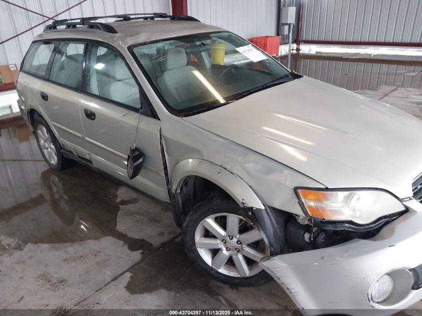 2006 Subaru Outback 2.5I VIN: 4S4BP61C167319290 Lot: 43704397