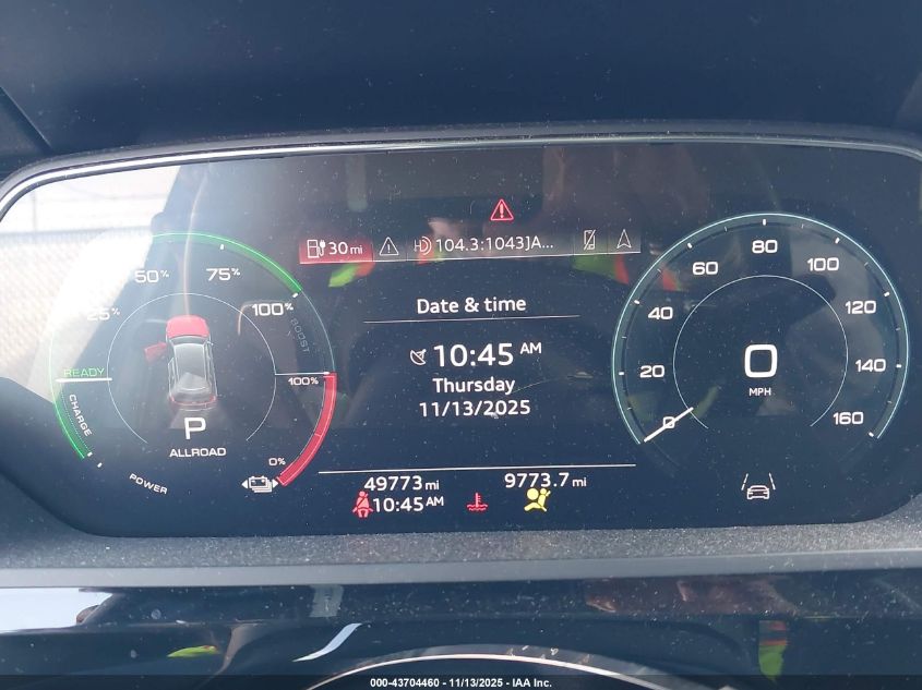 2021 Audi E-Tron Premium Plus Quattro VIN: WA1LAAGE5MB022422 Lot: 43704460