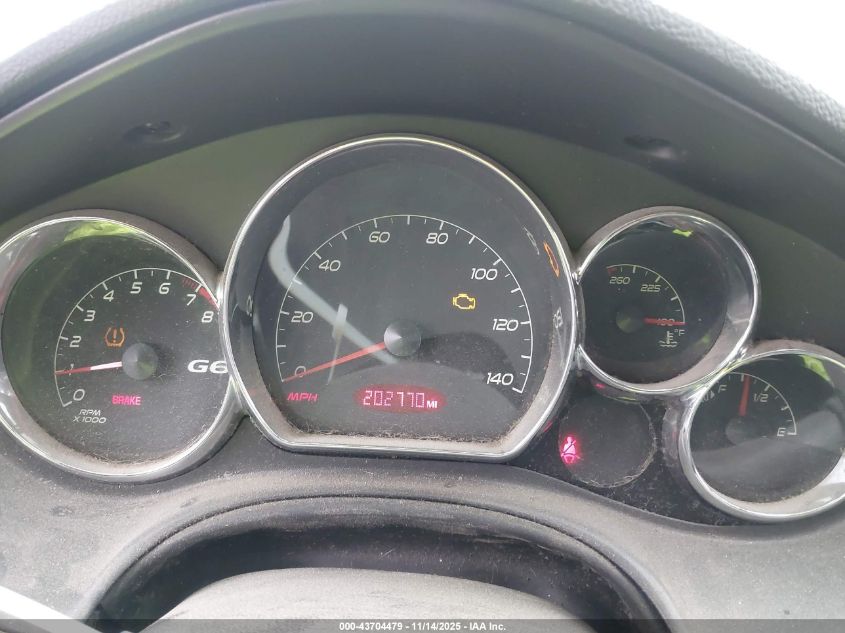 2008 Pontiac G6 VIN: 1G2ZG57B684239133 Lot: 43704479