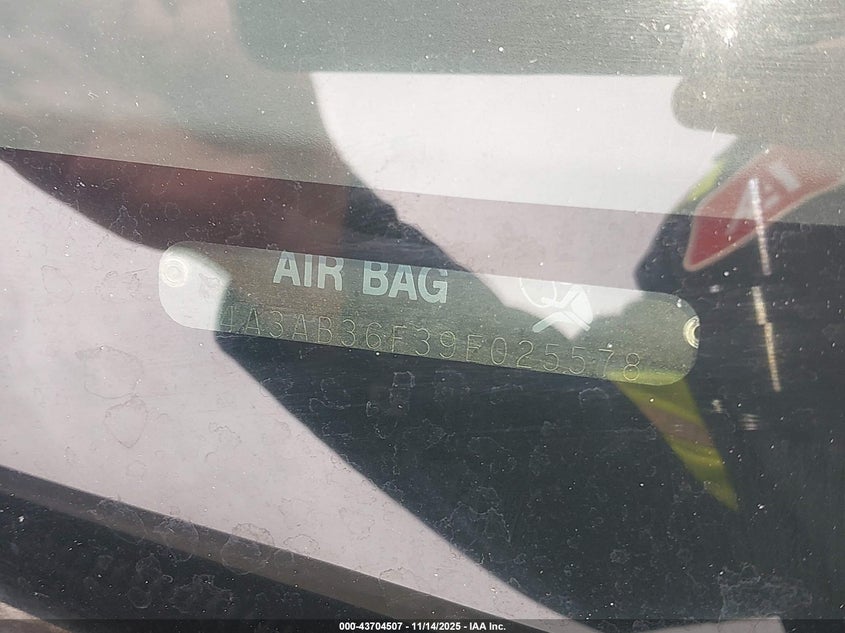 2009 Mitsubishi Galant Es/Sport Edition VIN: 4A3AB36F39E025578 Lot: 43704507