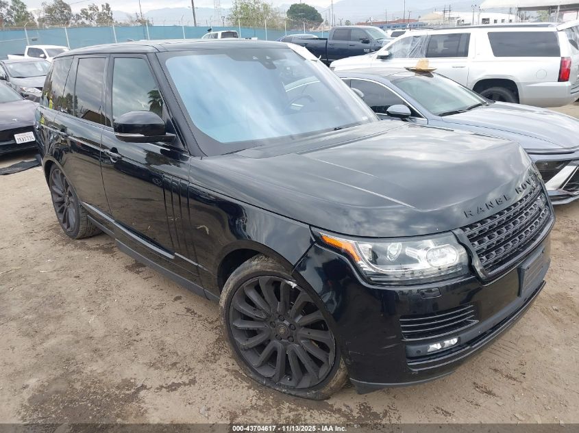 LAND ROVER RANGE ROVER 5.0L V8 SUPERCHARGED
