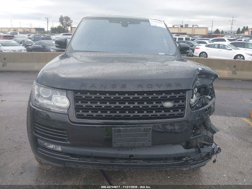 2017 Land Rover Range Rover 5.0L V8 Supercharged VIN: SALGS2FE7HA328117 Lot: 43704617