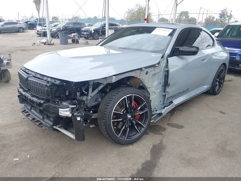 2025 BMW M240 I VIN: 3MW43CM03S8E94848 Lot: 43704622