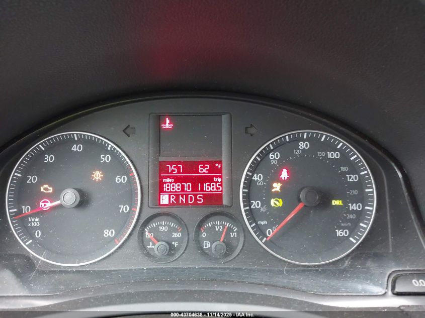 2007 Volkswagen Rabbit 4-Door VIN: WVWDS71K27W166628 Lot: 43704638