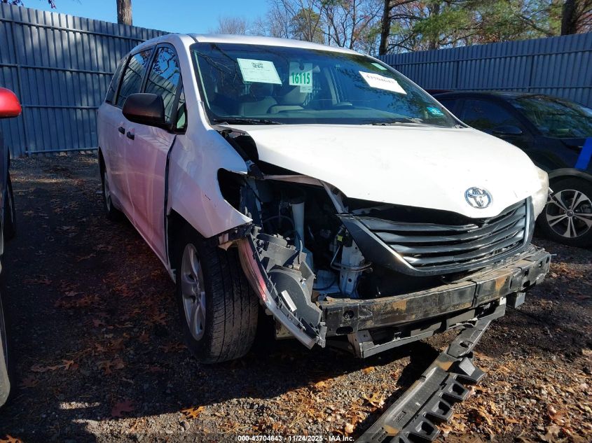 TOYOTA SIENNA L 7 PASSENGER