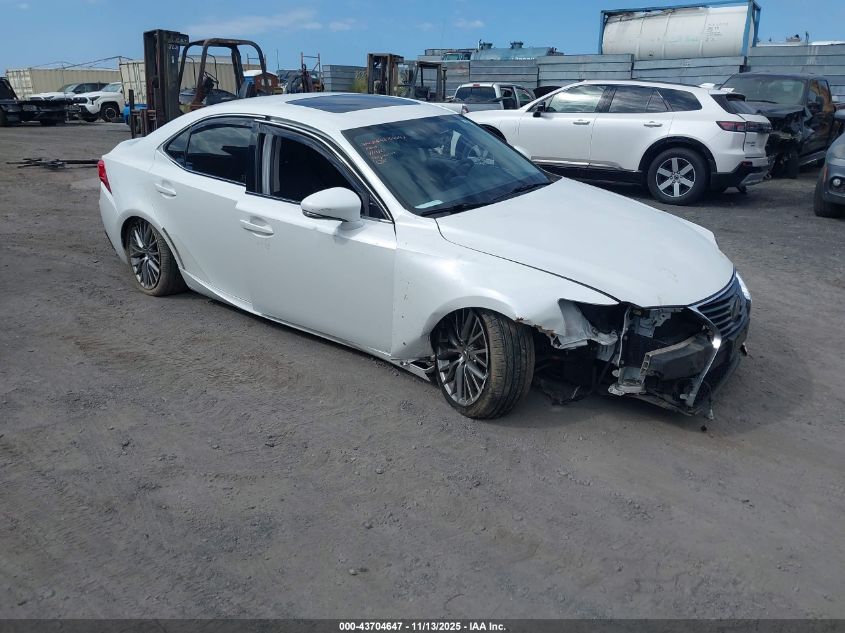 LEXUS IS 250 CRAFTED LINE