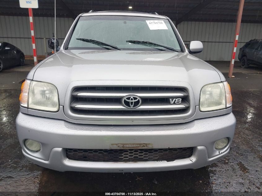 2004 Toyota Sequoia Limited V8 VIN: 5TDZT38A44S231628 Lot: 43704708