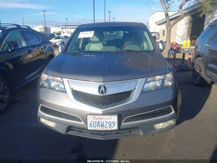 2012 Acura Mdx Technology Package VIN: 2HNYD2H3XCH501652 Lot: 43704715