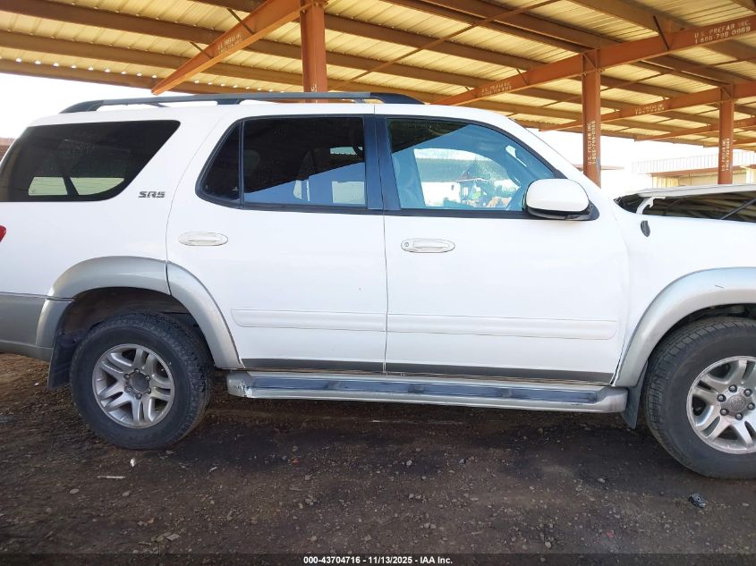 2003 Toyota Sequoia Sr5 V8 VIN: 5TDZT34A53S179091 Lot: 43704716