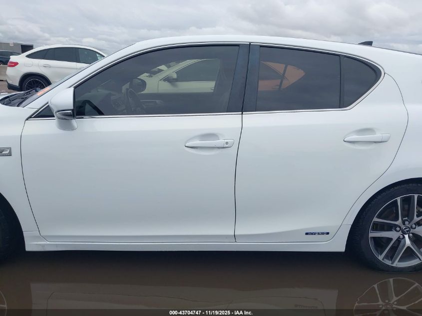 2015 Lexus Ct 200H VIN: JTHKD5BH8F2234590 Lot: 43704747