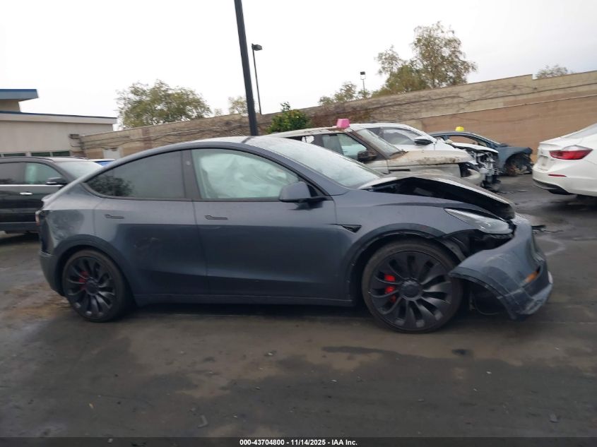 2023 Tesla Model Y Performance Dual Motor All-Wheel Drive VIN: 7SAYGDEF2PF941631 Lot: 43704800