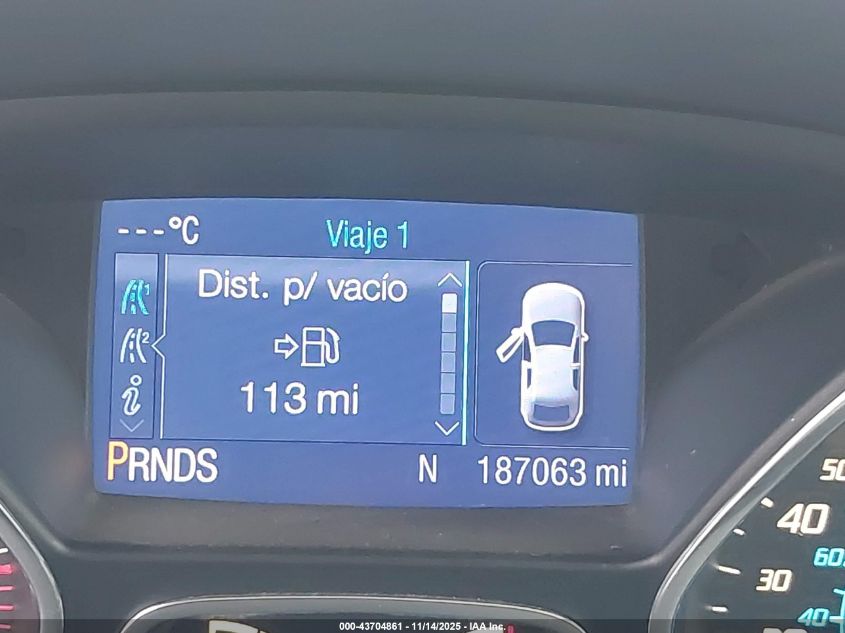 2013 Ford Escape Se VIN: 1FMCU0GX3DUB71548 Lot: 43704861