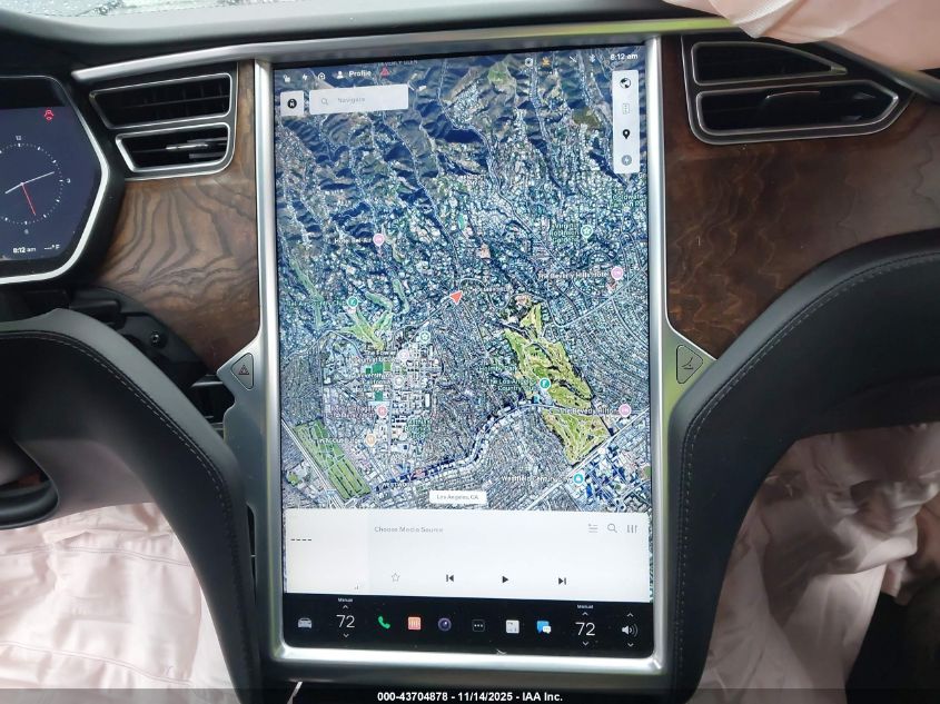 2017 Tesla Model S 100D/60D/75D/90D/P100D VIN: 5YJSA1E25HF223699 Lot: 43704878