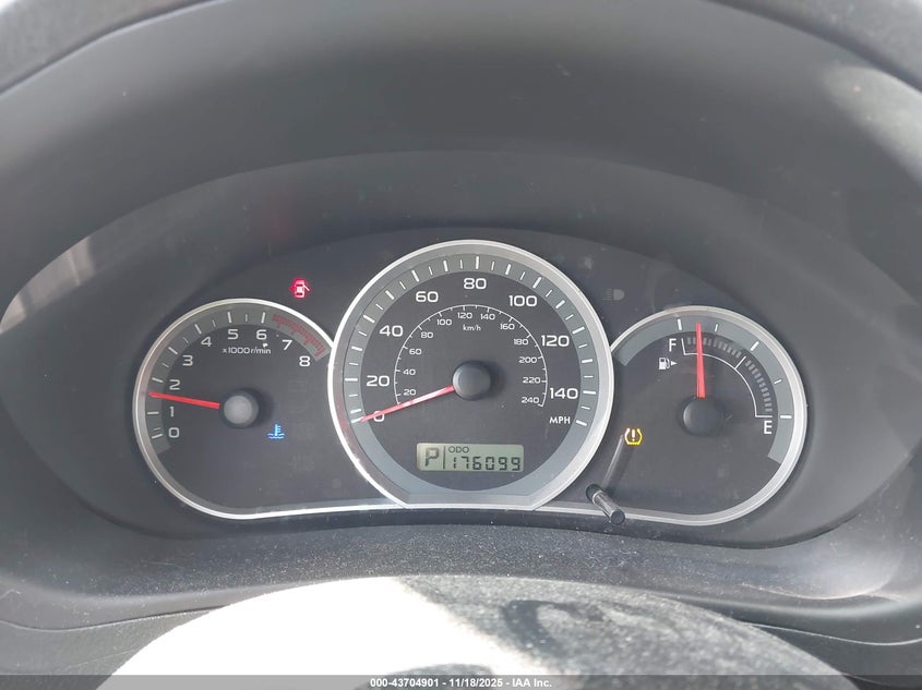 2009 Subaru Impreza 2.5I VIN: JF1GH60619H814838 Lot: 43704901