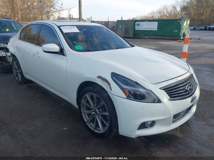2009 Infiniti G37