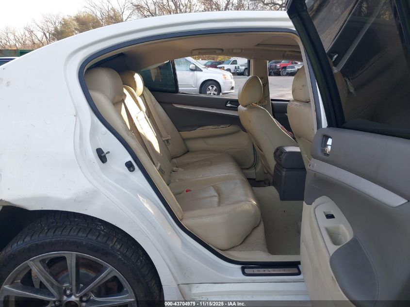 2009 Infiniti G37X VIN: JNKCV61FX9M050798 Lot: 43704979