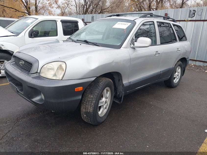 KM8SC73DX2U302166 2002 HYUNDAI SANTA FE photo no. 2