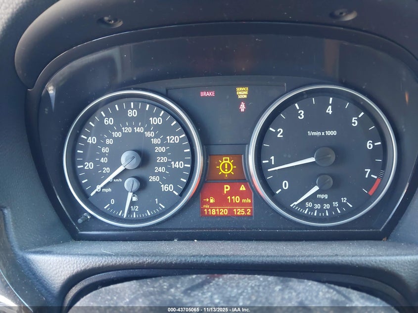 2007 BMW 328Xi VIN: WBAVC93587K031453 Lot: 43705065