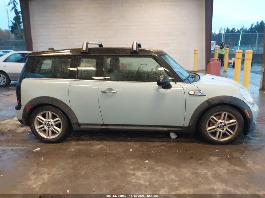 2012 Mini Cooper S Clubman VIN: WMWZG3C55CTY38519 Lot: 43705082