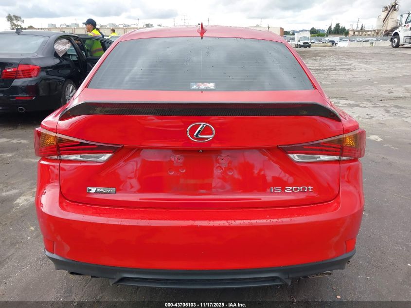 2017 Lexus Is 200T VIN: JTHBA1D2XH5047962 Lot: 43705103