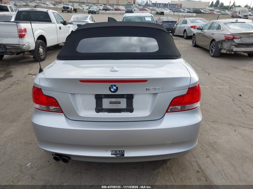 2009 BMW 128I VIN: WBAUL73599VJ76485 Lot: 43705123