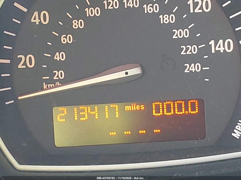 2004 BMW X3 2.5I VIN: WBXPA73464WC40357 Lot: 43705192