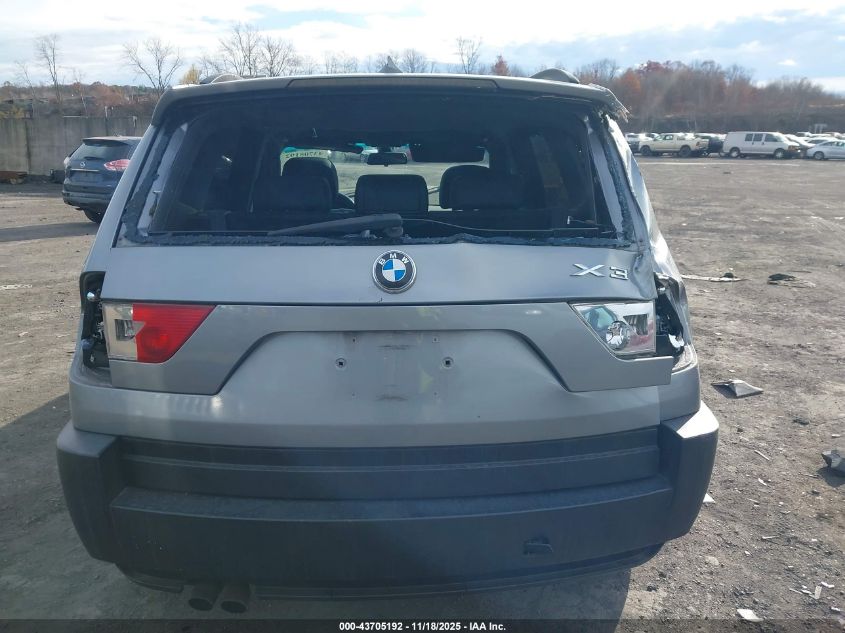 2004 BMW X3 2.5I VIN: WBXPA73464WC40357 Lot: 43705192