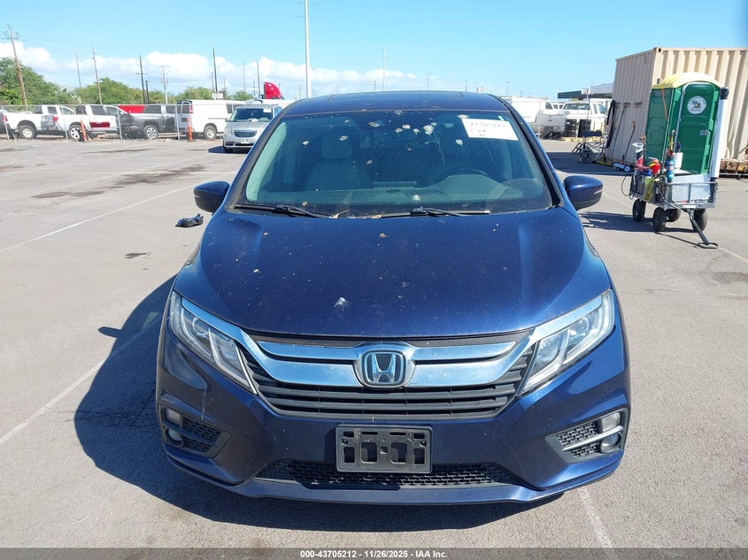 2019 Honda Odyssey Ex-L VIN: 5FNRL6H78KB027535 Lot: 43705212